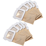 10X FILTRES TURBO COMPATIBLE AVEC MAKTEC MT924 PONCEUSE, PONCEUSE ORBITALE - LOT DE SACS D'ASPIRATION EN PAPIER - VHBW