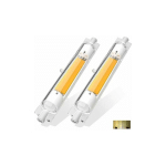 2PCS R7S 118MM LED BULB 30W DIMMABLE, ENERGY SAVING COB EQUIVALENT TO J118MM 300W HALOGEN LAMP, WARM WHITE 3000K, NO FLICKERING
