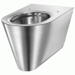 CUVETTE WC SUSPENDU S21 S - ALIMENTATION HORIZONTALE - INOX 304 SATINÉ DELABIE