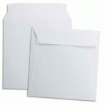 ENVELOPPES CARREES 220 X 220 MM GPV - BLANCHES - 120 G - AUTO-ADHESIVES - BOÎTE DE 500