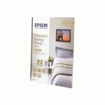 EPSON PREMIUM GLOSSY PHOTO PAPER - 13X18CM - 30 FEUILLES