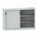 LISTA - ARMOIRE PORTES COULISSANTES (HXLXP) 100 X 200 X 50 CM KEY LOCK R7035