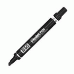 MARQUEUR PERMANENT PENTEL N60 NOIR POINTE BISEAUTÉE 4,3 MM