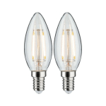 PAULMANN - LED FIL 2 BOUGIES 250LM E14 2700K CLAIR 2,7W 230V