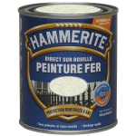 HAMMERITE - PEINTURE DIRECT SUR ROUILLE FORGÉE BLANC 0,75 L BLANC