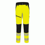 PORTWEST T140 PANTALON STRETCH HV PW3 JAUNE/NOIR - TAILLE S - STANDARD