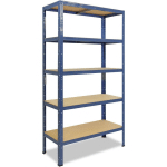 SHELFPLAZA - HOME 200X110X40CM ÉTAGÈRE CHARGE LOURDE BLEU / ETAGERE METALLIQUE 5 NIVEAUX / 175KG CAPACITÉ CHARGE / ETAGERE EN METAL, ÉTAGÈRES DE