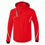 VESTE SOFTSHELL FONCTION - ERIMA - ENFANT ROUGE/BLANC