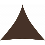 VIDAXL - VOILE DE PARASOL TISSU OXFORD TRIANGULAIRE 4X4X4 M MARRON