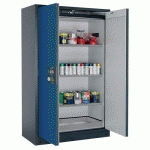 ARMOIRE SÉCURITÉ Q-PEGASUS-90 Q90.195.120.WDAC GRIS/BLEU - ASECOS