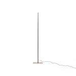 CARPYEN LAMPADAIRE LED LINEAL, HAUTEUR 180 CM, NICKEL MAT
