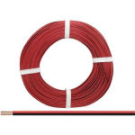 218-50 FIL DE CÂBLAGE 2 X 0.14 MM² ROUGE, NOIR 50 M Y067451