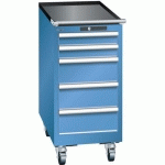 ARMOIRE BLEU CAP. 411X725X890 AVEC 5 TIR. 75KG _ 78.459.040 - LISTA