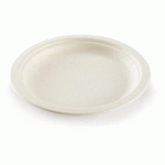 ASSIETTE RONDE EN CANNE À SUCRE GAMME CLASSIQUE 18 CM