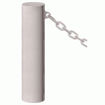BORNE BARCELONE Ø 16 CM 1 ANNEAU - ZINC GRIS 7044 - PROCITY