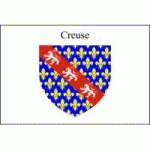 DRAPEAU CREUSE : DIMENSIONS - 50 X 75 CM