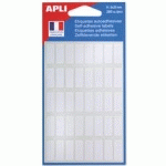 ETIQUETTE MULTI-USAGE, 25 X 50 MM, BLANC - LOT DE 5