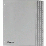 INTERCALAIRES EN PLASTIQUE CHIFFRES A4 1-52 PP