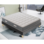 ILOVESLEEP - MATELAS MOUSSE - ACCUEIL MÉMOIRE DE FORME - HAUT 21 CM - MOD DELPHINE - HAUTE DENSITÉ – 80X190