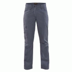 PANTALON DE TRAVAIL INDUSTRIE POLYRECYCLÉ FEMME GRIS CLAIR C38 - BLAKLADER