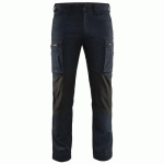 PANTALON DE TRAVAIL SERVICES STRETCH MARINE FONCÉ/NOIR TAILLE 52 - BLAKLADER