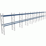 RACK 1 DÉPART + 8 SUIVANTS LXLXH 2700X25500X4500 600KG 2 NIV - BITO