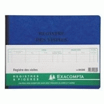 REGISTRE DES VISITES EXACOMPTA 6430 E 25X32 CM