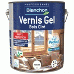 VERNIS GEL BOIS CIRÉ - AIR PROTECT® - CHÊNE FONCÉ - 1 L BLANCHON