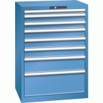 ARMOIRE BLEU CAP. 717X572X1000 AVEC 8 TIR. 75KG _ 78.588.040 - LISTA