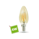 ARUM LIGHTING - AMPOULE E14 4W EQ 40WATTS AMBRÉE