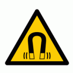 PANNEAU DANGER CHAMP MAGNÉTIQUE