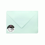 PAQUET DE 20 ENVELOPPES POLLEN 162X229MM 120G/M² - VERT JADE - LOT DE 3