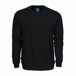 PROJOB 2124 SWEATSHIRT COL ROND NOIR - TAILLE S