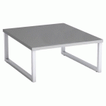 TABLE BASSE PUNTO 60 X 60 CM PLATEAU ANTHRACITE - SOKOA