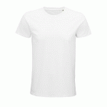 TEE-SHIRT PERSONNALISABLE COTON ORGANIQUE BIO JERSEY 175 BLANC