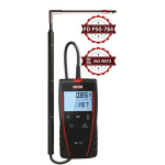 THERMO-ANÉMOMÈTRE TELESCOPIQUE À FIL CHAUD, CONFORME AU FD P50-784 ET NF EN ISO 9972 - KIMVT115S-INFILTRO