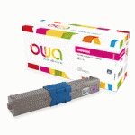 TONER REMANUFACTURÉ OWA - STANDARD - MAGENTA - POUR OKI 44844506