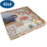 BOITE PIZZA EN CARTON   40X40X4 CM