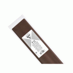 LOT DE 10 - PAPIER DE SOIE, SACHET DE 8 FEUILLES PLIÉES 18G/M2 AU FORMAT 50X75CM - CHOCOLAT