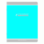 LOT DE 20 - CAHIER CONQUERANT CLASSIQUE AGRAFE 170X220 48P 90G SEYES ASSORTI