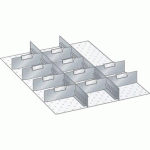 MATÉRIEL DE SUBDIVISION POUR TIROIRS 459X612X50MM - LISTA