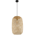 PLAFONNIER PENDULE EN BAMBOU FILAMENT SUSPENSION DE SALON EN OSIER DANS UN ENSEMBLE COMPRENANT DES AMPOULES LED