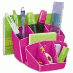 POT A CRAYON CEP GLOSS - MULTIPLES RANGEMENTS - CAPACITE 40 CRAYONS - ROSE PEPSY
