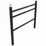 BARRIÈRE LIZEL PMR 1.50 M TÊTE BOULE MÉTAL GRIS 7016 - BUTON DESIGN