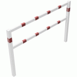 BARRIÈRE POUR CHEMINS PIÉTONS - BLANC/ROUGE - 2000MM - SCHAKE