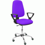 CHAISE DE BUREAU SIERRA CP ACCOUDOIRS FIXES - LILA