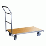 CHARIOT FIMM 250KG 1000X600MM DOSSIER AMOVIBLE ROUES Ø 125MM - FIMM