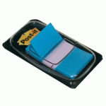 DISTRIBUTEUR DE 50 INDEX POST-IT®  LARGEUR 25 MM COLORIS BLEU