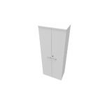 MEUBLE HAUT E-LINK DIRECTION 2 PORTES H.202 CM  BLANC