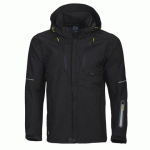 PROJOB 3406 VESTE PRIO SOFTSHELL CAPUCHE NOIR - TAILLE XXL